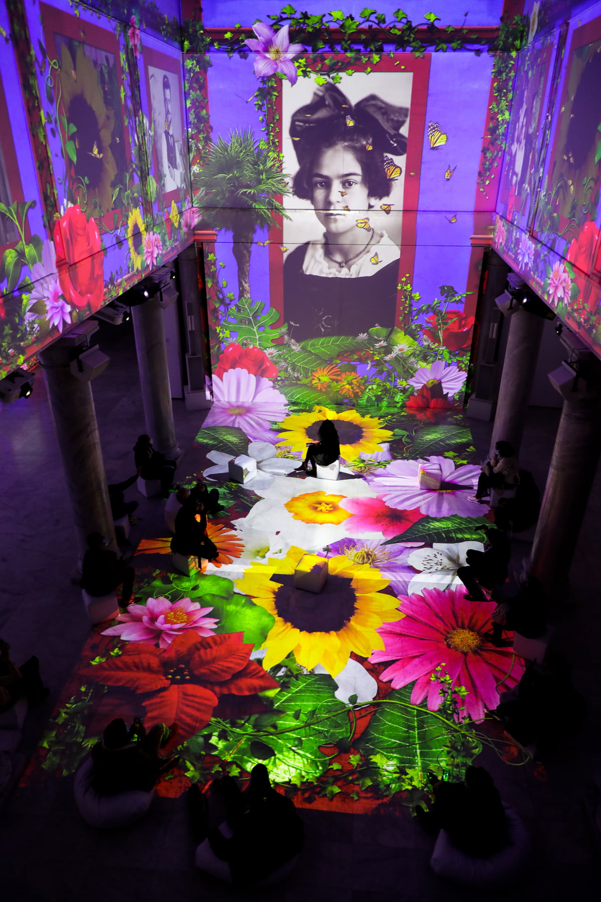 VIDEOMAPPING__FRIDA KAHLO LA EXPERIENCIA_HASTA EL 29_05_2022_32A4518PALACIO DE NEPTUNO_MADRID