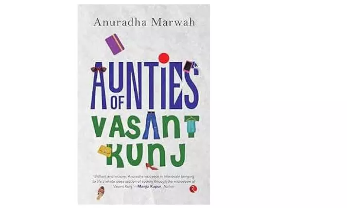 Book cover: Aunties of Vasant Kunj by Anuradha Marwah