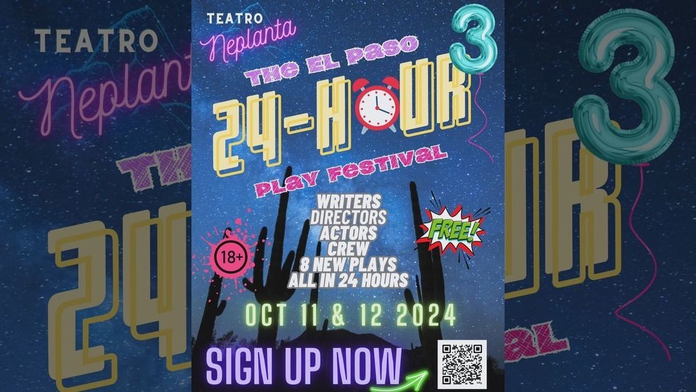 Compañía de teatro de El Paso producirá ocho obras en un día para el festival
