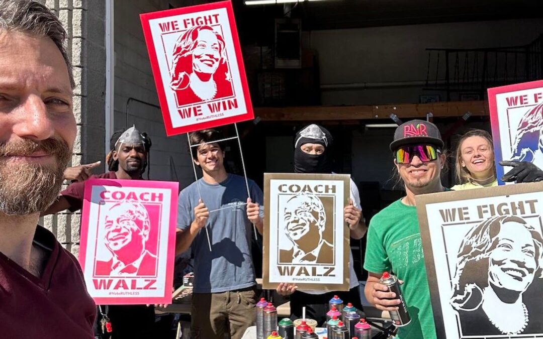 Las plantillas artísticas de Kamala Harris recuerdan los carteles icónicos de ‘Esperanza’ de Obama