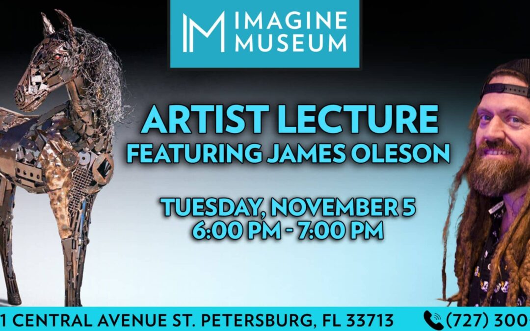Imagine Museum artist lecture event details.