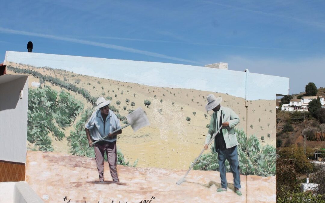 Arte urbano que llena de color las calles de la provincia de Málaga