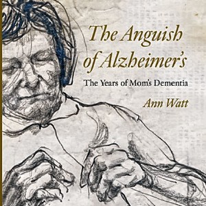 Book cover: Alzheimer's impact illustrated drawing.
