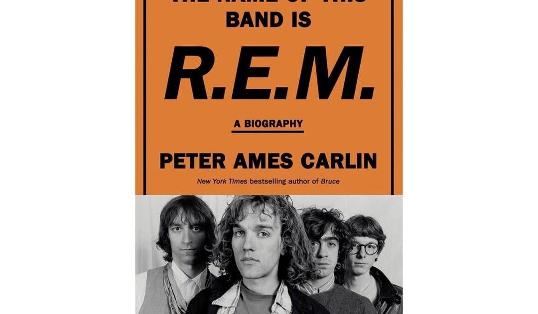 R.E.M. band biography book cover