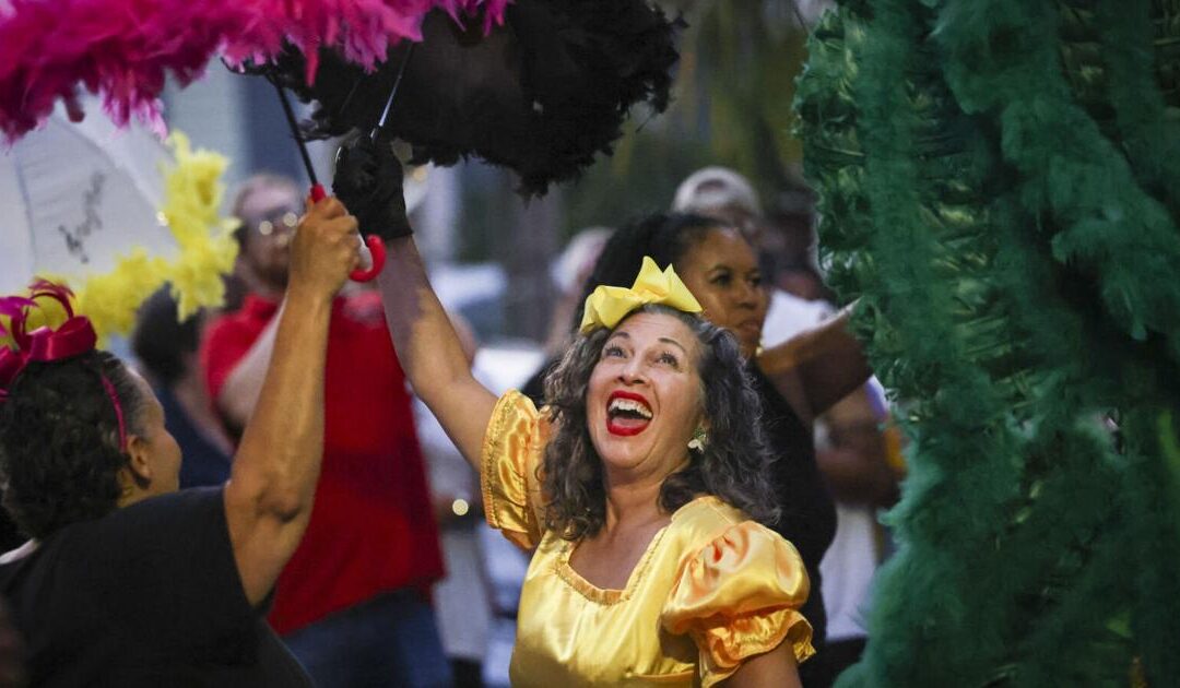 A Quincy Jones second-line parade dances through Tremé | Photos