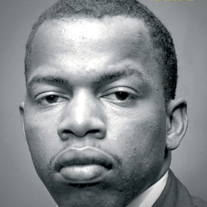 Book cover: John Lewis biography by David Greenberg