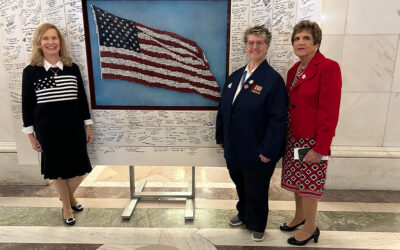 La escultura de la bandera da voz a las experiencias de los veteranos