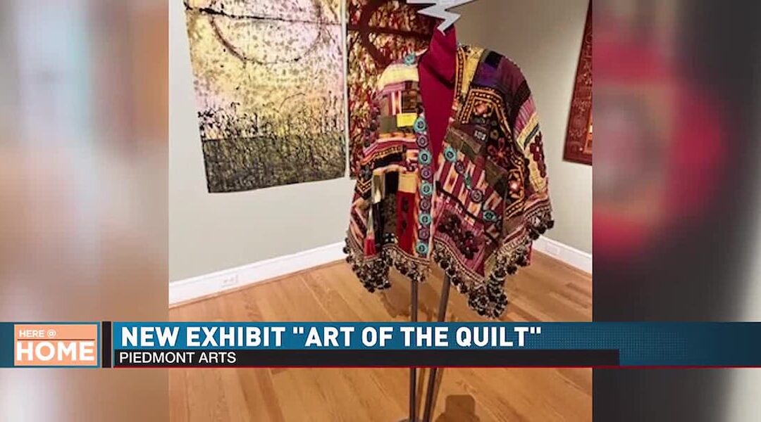 Colorful quilt exhibit at Piedmont Arts gallery