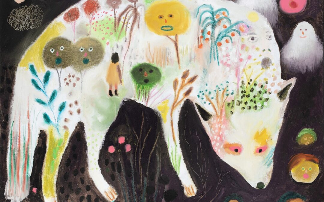 Michael McGrath invoca simbolismo y un estilo de arte popular en pinturas expresivas: colosal