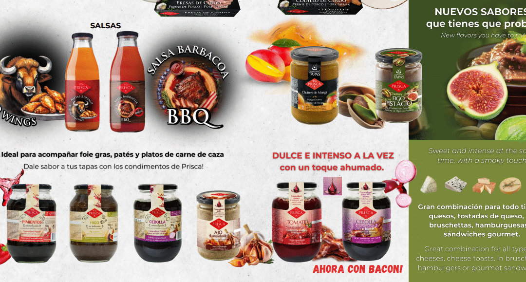 Salsas y condimentos gourmet para tapas, carnes y quesos: cómo elegir y combinarlos