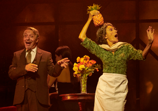 cabaret kit kat club madrid Colorful retro-styled bar with patterned decor.